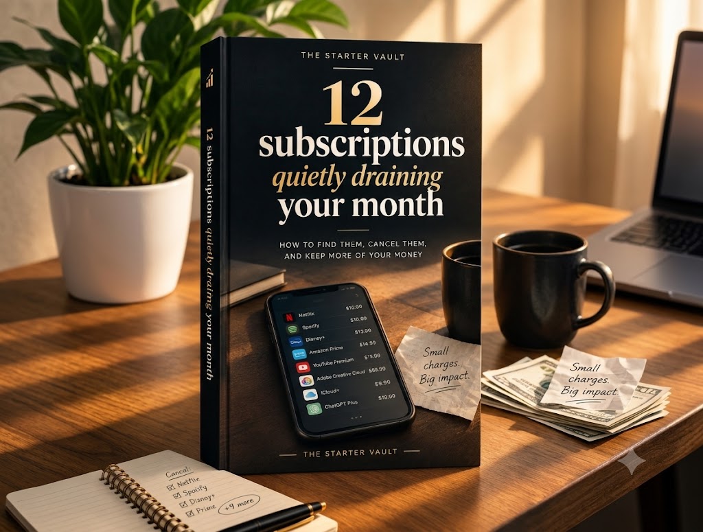 12 SUBSCRIPTIONS quietly draining your month